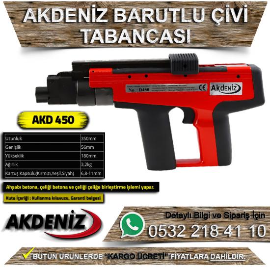 Akdeniz AKD 450 Barutlu Çivi Tabancası