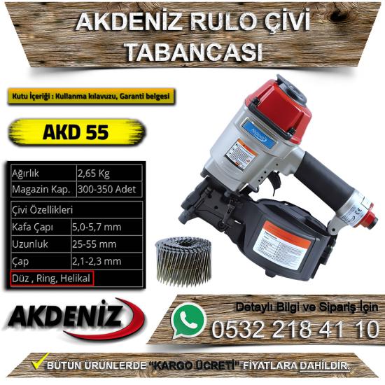 Akdeniz AKD 55 Rulo Çivi Tabancası