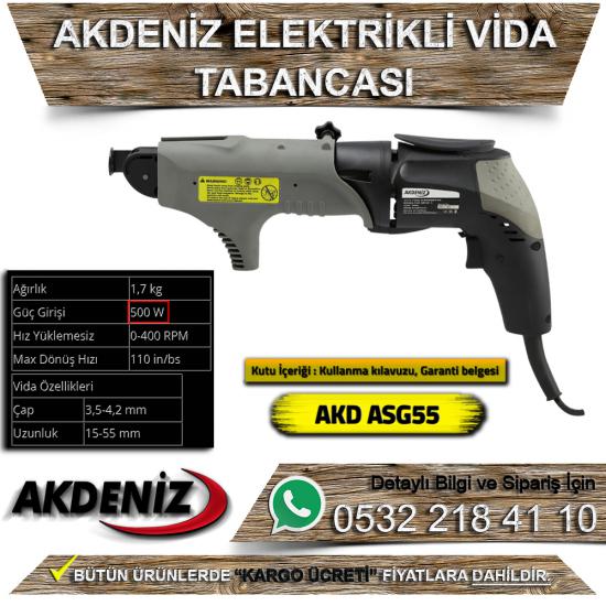 Akdeniz AKD ASG55 Elektrikli Vida Tabancası