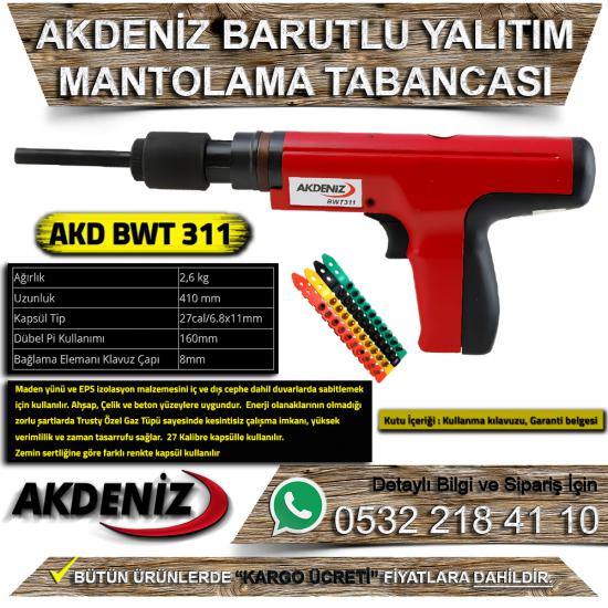 Akdeniz AKD BWT311 Barutlu Yalıtım-Mantolama Tabancası