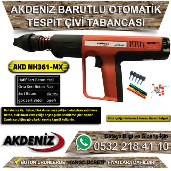 Akdeniz AKD NH361-MX Barutlu Otomatik Tespit Çivi Tabancası