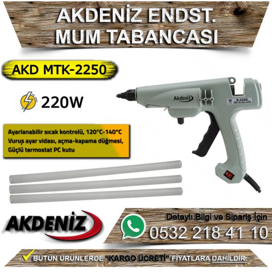 Akdeniz AKD MTK-2250 ENDST. Mum Tabancası (220W)