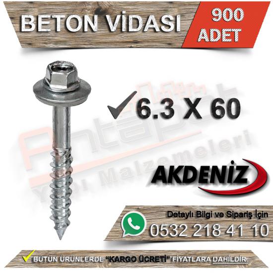 Akdeniz Beton Vidası 6,3X60 (900 Adet), Akdeniz Beton Vidası 6,3X60, Akdeniz, Beton, Vidası, 6,3X60, Akdeniz Beton Vidası, Akdeniz Vida, Beton Vidası 6,3X60 Akdeniz Vida 6,3X60, Vida 6,3X60