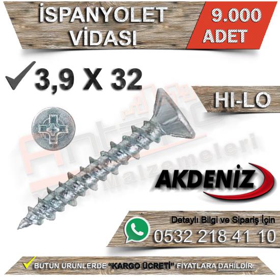 Akdeniz İspanyolet Vidası 3,9X32 (9.000 Adet), Akdeniz İspanyolet Vidası 3,9X32, Akdeniz, İspanyolet, Vidası, 3,9X32, Akdeniz İspanyolet Vidası, İspanyolet Vidası, Akdeniz Vida, İspanyolet Vida, 3.9X3