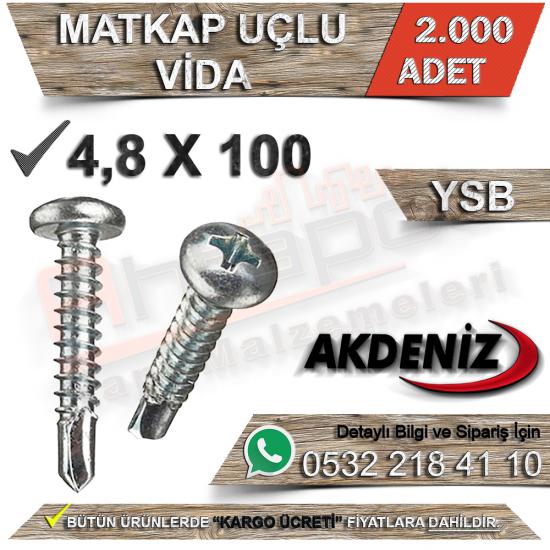 Akdeniz Matkap Uçlu Vida Ysb 4,8X100 (2.000 Adet), Akdeniz Matkap Uçlu Vida Ysb 4,8X100, Akdeniz, Matkap, Uçlu, Vida, Ysb, 4,8X100, Akdeniz Vida, Matkap Uçlu Vida, Ysb Vida, 4.8X100 Vida, Akdeniz Vida