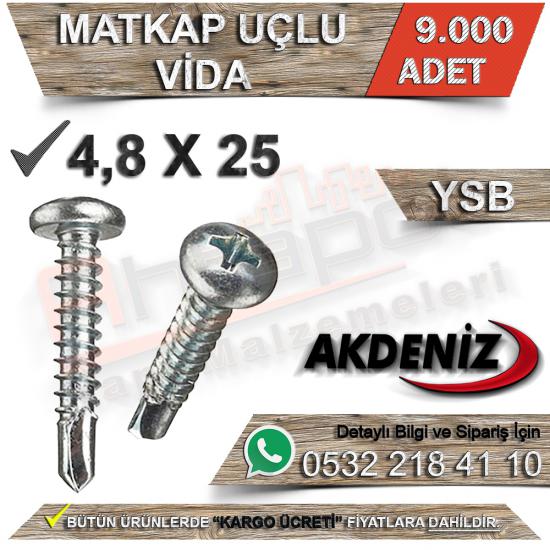 Akdeniz Matkap Uçlu Vida Ysb 4,8X25 (9.000 Adet), Akdeniz Matkap Uçlu Vida Ysb 4,8X25, Akdeniz, Matkap, Uçlu, Vida, Ysb, 4,8X25, Akdeniz Vida, Matkap Uçlu Vida, Ysb Vida, 4.8X25 Vida, Akdeniz Vida 4.8