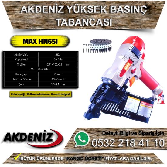 Akdeniz MAX HN65J Yüksek Basınç Tabancası