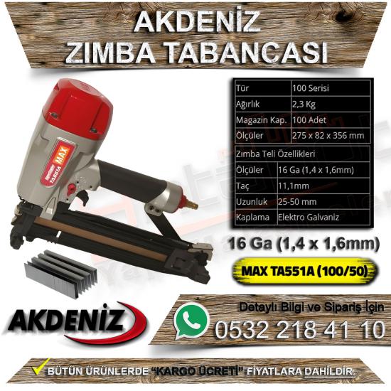 Akdeniz MAX TA551A (100/50) Zımba Tabancası