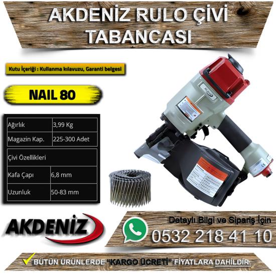 Akdeniz NAIL 80 Rulo Çivi Tabancası