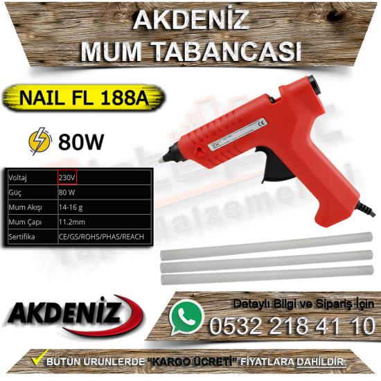 Akdeniz NAIL FL 188A Mum Tabancası (80W)