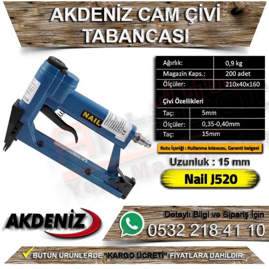 Akdeniz Nail J520 Cam Çivi Tabancası