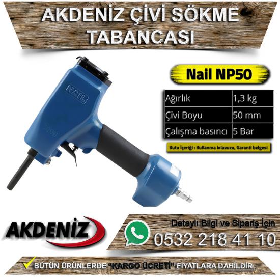 Akdeniz Nail NP50 Çivi Sökme Tabancası