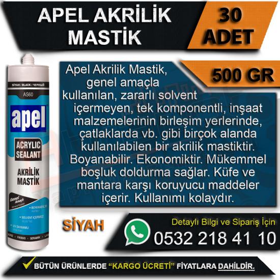 Apel Akrilik Mastik Siyah 500 Gr (30 Adet), Apel, Akrilik, Mastik, Siyah, 500 Gr, Apel Akrilik Mastik, Siyah Mastik,500 Gr Mastik, Toptan Mastik, Apel Mastik, Akrilik Mastik