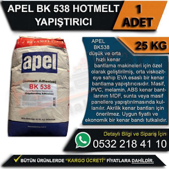Apel BK 538 Hotmelt Yapıştırıcı Kraft 25 Kg (1 Adet), Apel, BK 538, Hotmelt, Yapıştırıcı, Kraft, 25 Kg, Apel BK 538, Hotmelt Yapıştırıcı, Kraft Hotmelt, Apel Hotmelt, Apel BK 538