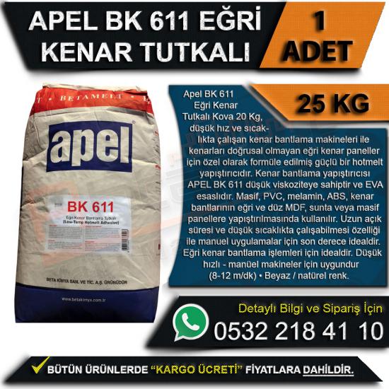 Apel BK 611 Eğri Kenar Tutkalı Kraft 25 Kg (1 Adet), Apel, BK 611, Eğri, Kenar, Tutkalı, Kraft, 25 Kg, Apel BK 611 Eğri Kenar Tutkalı, Eğri Kenar Tutkalı, Apel BK 611, Apel Tutkal, Toptan Tutkal 