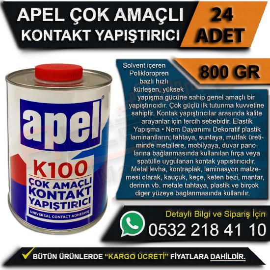 Apel Çok Amaçlı Kontakt Yapıştırıcı Teneke 800 Gr (24 Adet), Apel, Çok, Amaçlı, Kontakt, Yapıştırıcı, Teneke, 800 Gr, Apel Çok Amaçlı Kontakt, Apel Yapıştırıcı, Toptan Yapıştırıcı, Kontakt Yapıştırıcı