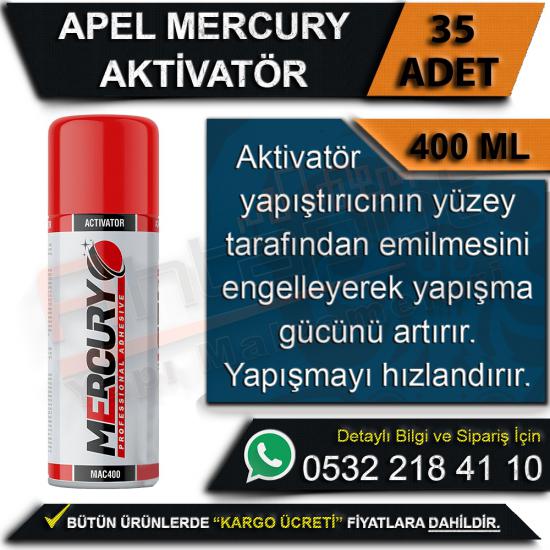 Apel Mercury Hızlı Yapıştırıcı Aktivatör Sprey 400 Ml (35 Adet), Apel, Mercury, Hızlı, Yapıştırıcı, Aktivatör, Sprey, 400 Ml, Mercury Hızlı Yapıştırıcı, Aktivatör Sprey, 400 Ml Aktivatör, Apel Aktivat