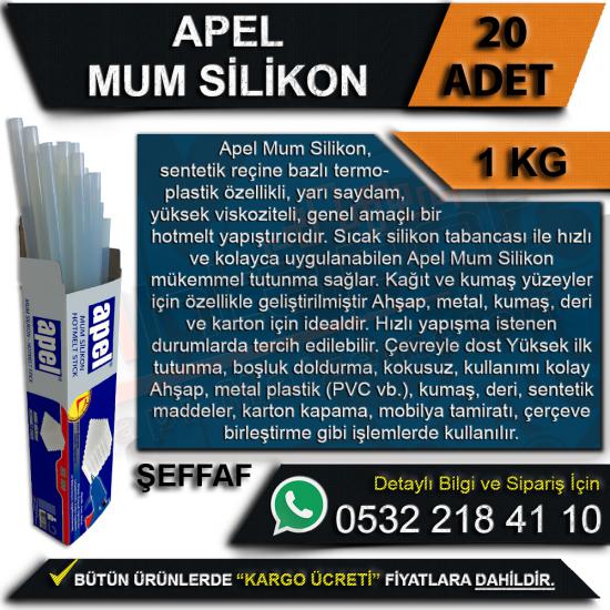 Apel Mum Silikon 1 Kg (20 Adet), Apel, Mum, Silikon, 1 Kg, Apel Mum Silikon, Mum Silikon, Apel Silikon, Toptan Mum Silikon, 1 Kg Mum Silikon, Şeffaf Mum Silikon