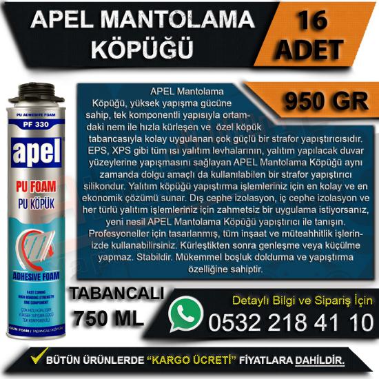 Apel Pu Mantolama Köpüğü Tabancalı 950 Gr (16 Adet), Apel, Pu, Mantolama, Köpüğü, Tabancalı, 950 Gr, Apel Pu Mantolama Köpüğü, Tabancalı Köpük, 950 Gr Köpük, Toptan Köpük, Mantolama Köpüğü, Apel Köpük