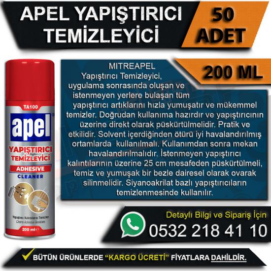 Apel Yapıştırıcı Temizleyici Sprey 200 Ml (50 Adet), Apel, Yapıştırıcı, Temizleyici, Sprey, 200 Ml, Apel Yapıştırıcı Temizleyici Sprey, Apel Yapıştırıcı Temizleyici, Yapıştırıcı Temizleyici Sprey, Tem