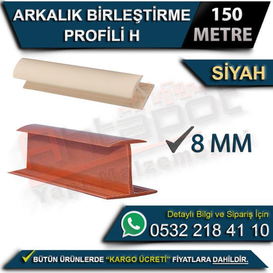 Arkalık Birleştirme Profili H 8 Mm Siyah (150 Metre), Arkalık, Birleştirme, Profili, H, 8 Mm, Siyah, Arkalık Birleştirme Profili H, Arkalık Birleştirme Profili, Birleştirme Profili, Arkalık Profili