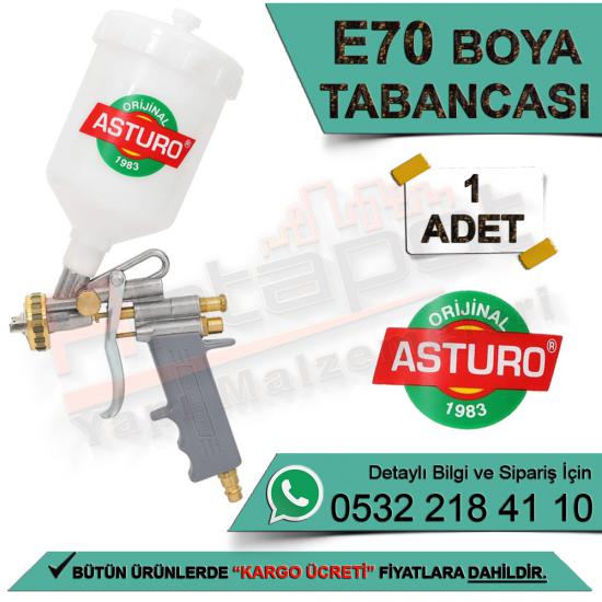 Asturo E70 Boya Tabancası (1 Adet), Asturo E70 Boya Tabancası, Asturo, E70, Boya, Tabancası, Asturo E70, Boya Tabancası, Asturo Tabanca, E70 Boya Tabancası