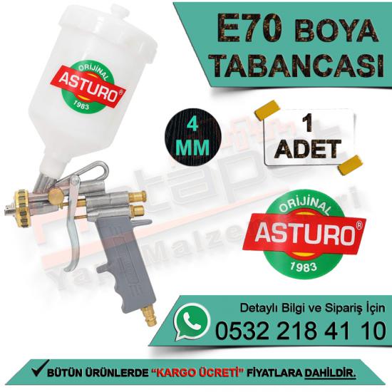 Asturo E70 Boya Tabancası 4 Mm (1 Adet), Asturo E70 Boya Tabancası 4 Mm, Asturo, E70, Boya, Tabancası, 4 Mm, Asturo E70, Asturo E70 4 Mm, Boya Tabancası, Boya Tabancası 4 Mm, Asturo Tabanca, E70 Boya