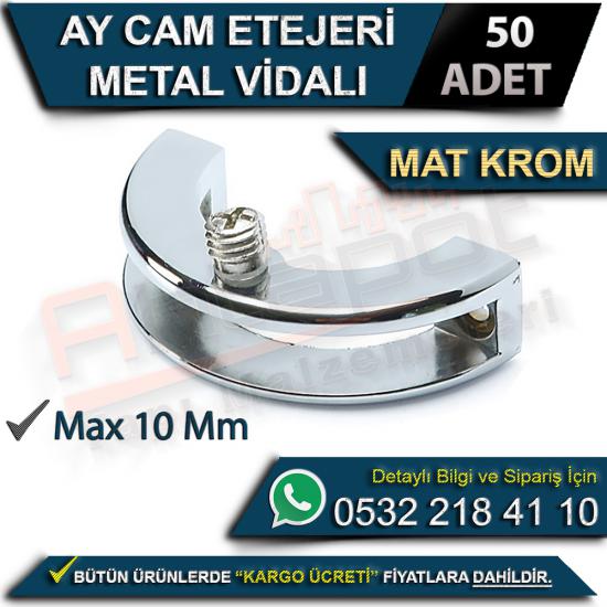 Ay Cam Etejeri Metal Vidalı Max 10 Mm Mat Krom (50 Adet), Ay, Cam, Etejeri, Metal, Vidalı, Max, 10 Mm, Mat Krom, Ay Cam Etejeri, Metal Vidalı Cam Etejeri, Max 10 Mm Cam Etejeri, Mat Krom Cam Etejeri,