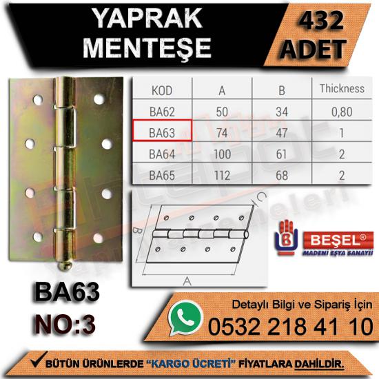 Beşel Yaprak Menteşe No:3 (432 Adet), Beşel BA63, Beşel Yaprak Menteşe No:3, Beşel, Yaprak, Menteşe, No:3, Beşel Yaprak Menteşe, Yaprak Menteşe, Yaprak Menteşe NO:3, Beşel Menteşe, No:3 Menteşe