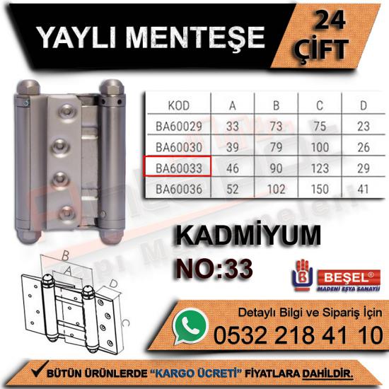 Beşel Yaylı Menteşe Kadmiyum No:33 (24 Çift), Beşel BA60033KD, Beşel, Yaylı, Menteşe, Kadmiyum, No:33, Beşel Yaylı Menteşe Kadmiyum No:33, Beşel Yaylı Menteşe, Yaylı Menteşe, Toptan Yaylı Menteşe, Yay