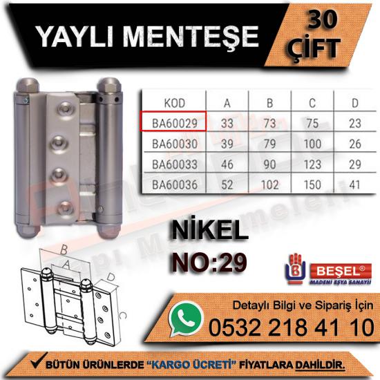 Beşel Yaylı Menteşe Nikel No:29 (30 Çift), Beşel BA60029N, Beşel, Yaylı, Menteşe, Nikel, No:29, Beşel Yaylı Menteşe Nikel No:29, Beşel Yaylı Menteşe, Yaylı Menteşe, Toptan Yaylı Menteşe, Yaylı Menteşe