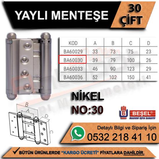 Beşel Yaylı Menteşe Nikel No:30 (30 Çift), Beşel BA60030N, Beşel, Yaylı, Menteşe, Nikel, No:30, Beşel Yaylı Menteşe Nikel No:30, Beşel Yaylı Menteşe, Yaylı Menteşe, Toptan Yaylı Menteşe, Yaylı Menteşe