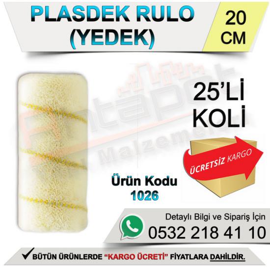 Dekor 1026 Plasdek Rulo Yedek 20 Cm (25 Adet)