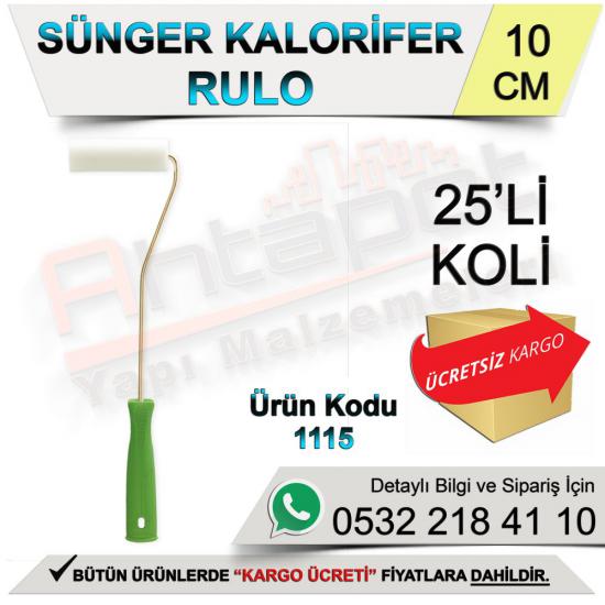 Dekor 1115 Sünger Kalorifer Rulo 10 Cm (25 Adet)