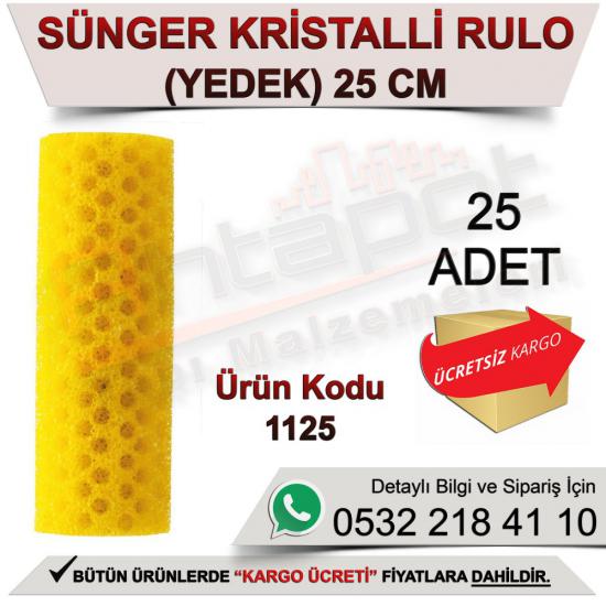 Dekor 1125 Sünger Kristalli Rulo Yedek 25 Cm (25 Adet)
