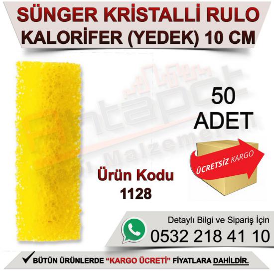 Dekor 1128 Sünger Kristalli Kalorifer Rulo Yedek 10 Cm (50 Adet)