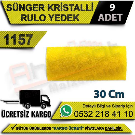 Dekor 1157 Sünger Kristalli Rulo Yedek 30 Cm (9 Adet), Dekor, 1157, Sünger, Kristalli, Rulo, Yedek, 30 Cm, Dekor 1157, Sünger Kristalli Rulo Yedek, Sünger Kristalli Rulo, Sünger Rulo, Dekor Rulo, Kris