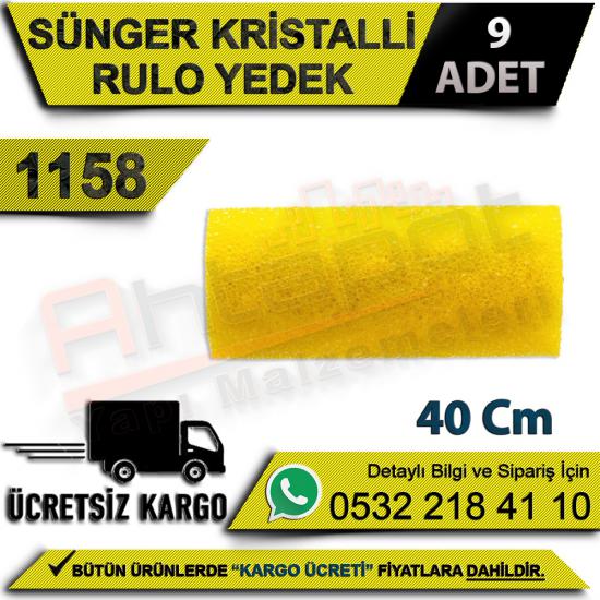 Dekor 1158 Sünger Kristalli Rulo Yedek 40 Cm (9 Adet), Dekor, 1158, Sünger, Kristalli, Rulo, Yedek, 40 Cm, Dekor 1158, Sünger Kristalli Rulo Yedek, Sünger Kristalli Rulo, Kristalli Rulo, Dekor Rulo