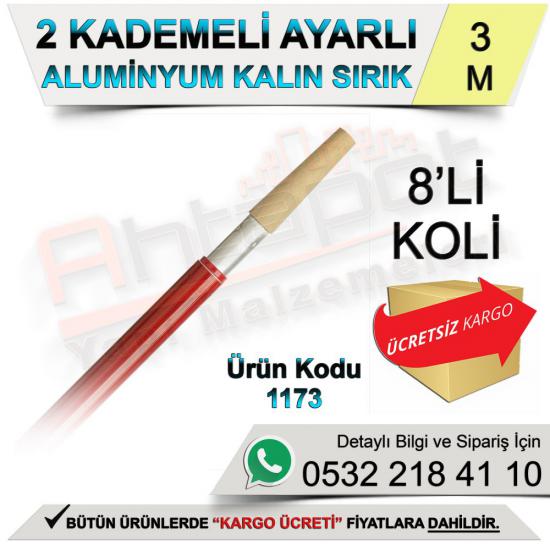 Dekor 1173 2 Kademeli Ayarlı Alüminyum Kalın Sırık 3 Mt (8 Adet), Dekor, 1173, 2, Kademeli, Ayarlı, Alüminyum, Kalın, Sırık, 3 Mt, Dekor 1173, 2 Kademeli Ayarlı Sırık, Alüminyum Sırık, Kalın Sırık, Al