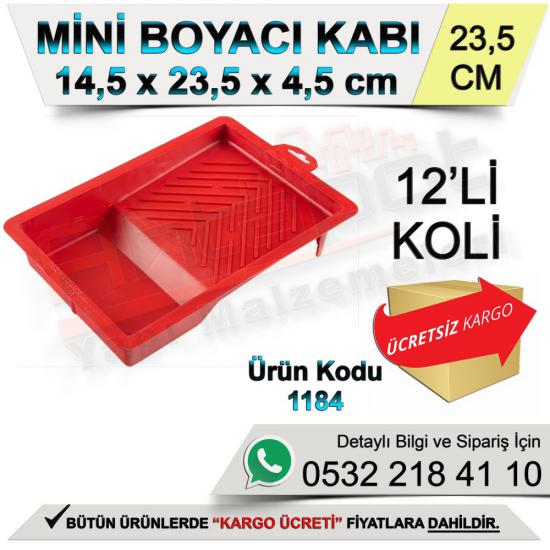 Dekor 1184 Boyacı Mini Kabı 14,5x23,5x4,5 Cm (12 Adet)