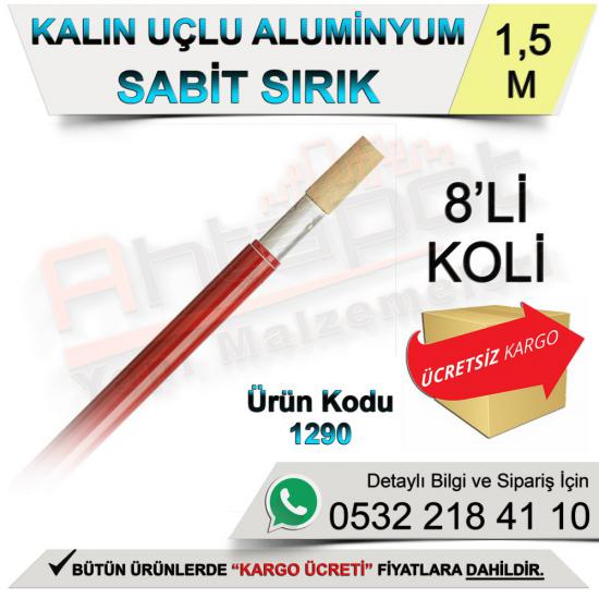 Dekor 1290 Kalın Uçlu Alüminyum Sırık Sabit 1,5 Mt (8 Adet)