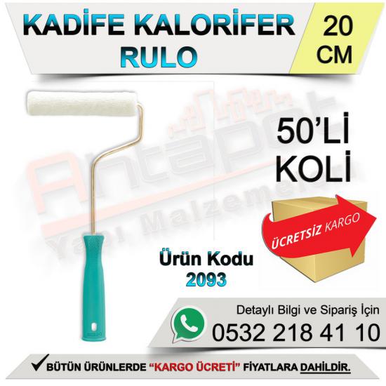 Dekor 2093 Kadife Kalorifer Rulo 20 Cm (50 Adet)