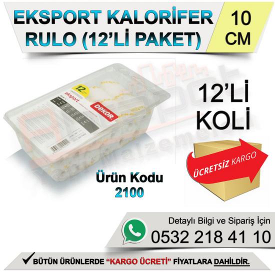 Dekor 2100 Kalorifer Rulo Yedek 12,li Paket 10 Cm (12 Adet)