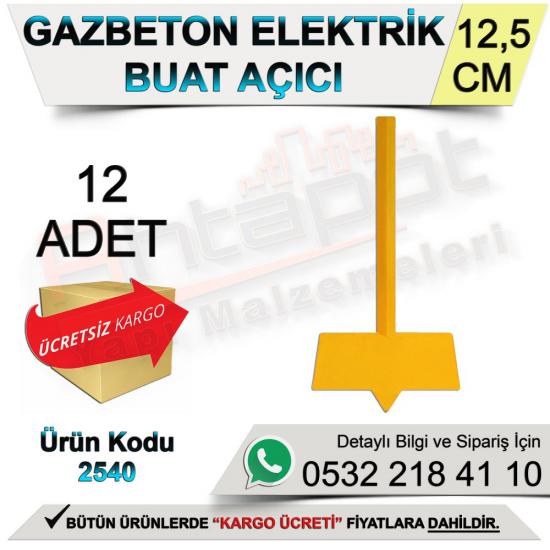 Dekor 2540 Gazbeton Elektrik Buat Açıcı 12,5 Cm (12 Adet)