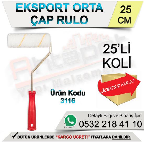 Dekor 3116 Eksport Orta Çap Rulo 25 Cm (25 Adet)