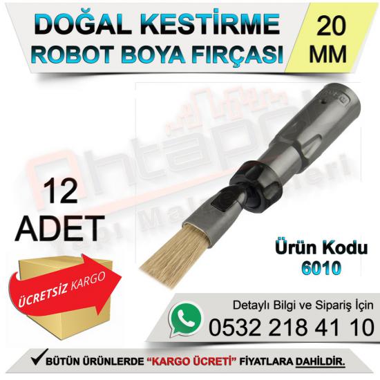 Dekor 6010 Doğal Kestirme Robot Fırça 0,8x20 Mm (12 Adet)