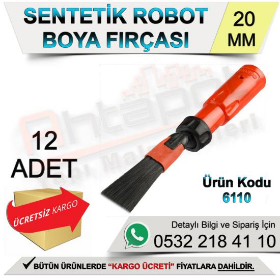 Dekor 6110 Sentetik Boya Robot Fırça 0,8x20 Mm (12 Adet)