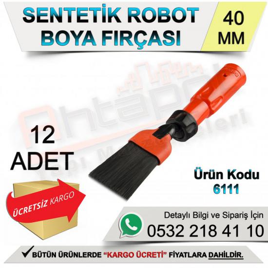 Dekor 6111 Sentetik Boya Robot Fırça 1,6x40 Mm (12 Adet)