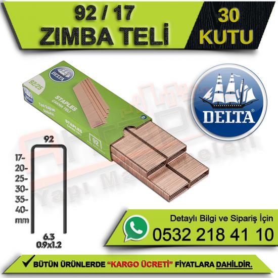 Delta Zımba Teli 92-17 (30 Kutu), DELTA Zımba Teli 92-17, DELTA Zımba Teli, DELTA, Zımba, Teli, 92-17 Delta Zımba Teli, 92-17 Zımba Teli, Zımba Teli, Delta Zımba, Delta 92-17, Toptan Zımba Teli