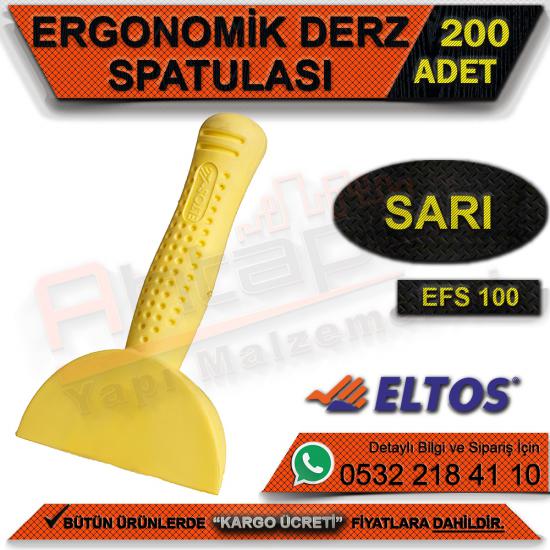 Eltos Efs100 Derz Spatulası Ergonomik (Sarı) (200 Adet)